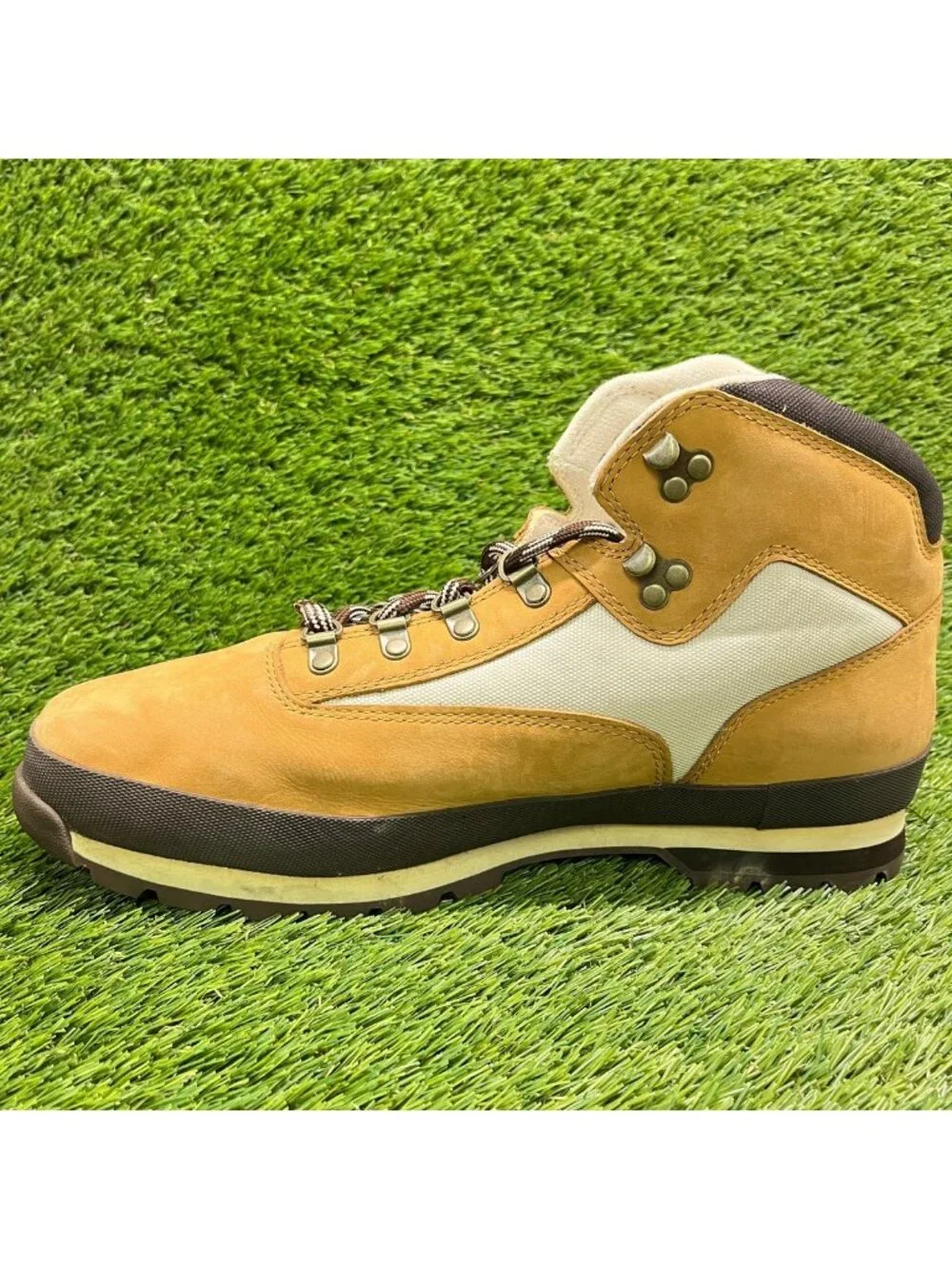 Timberland Euro Hiker Mens Size 13 Brown Leather Outdoor Waterproof Hiking Boots